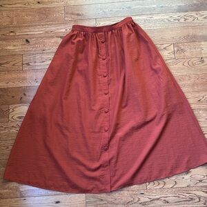 Rust Orange Women's Skirt
